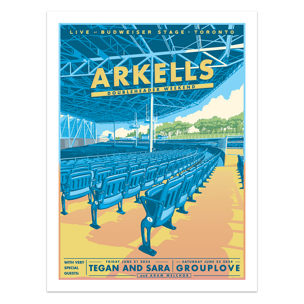 Arkells Toronto, On Budweiser Stage Poster - June 21 & 22, 2024