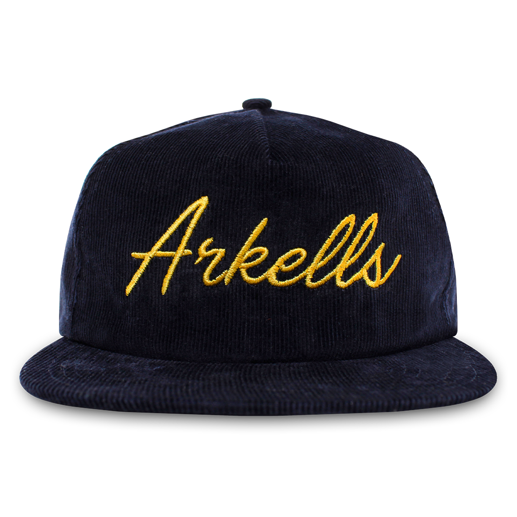 Cursive Corduroy Hat