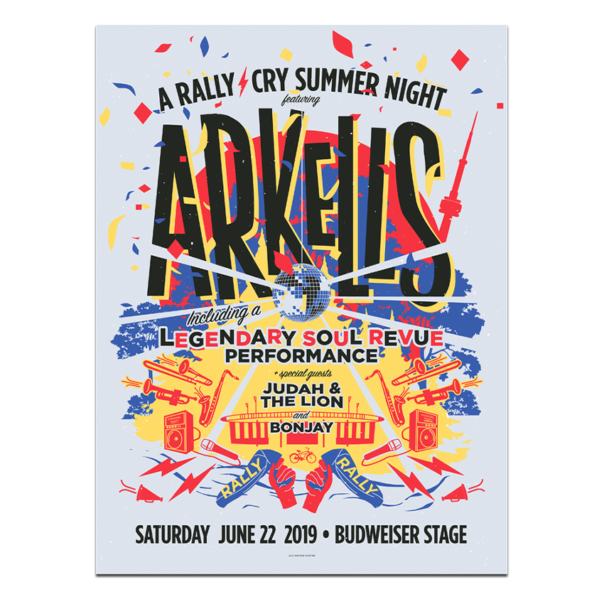 Toronto, ON Budweiser Stage Poster June 22, 2019