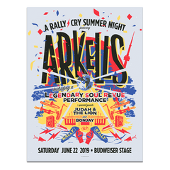 Arkells Toronto, ON Budweiser Stage Poster - June 22, 2019